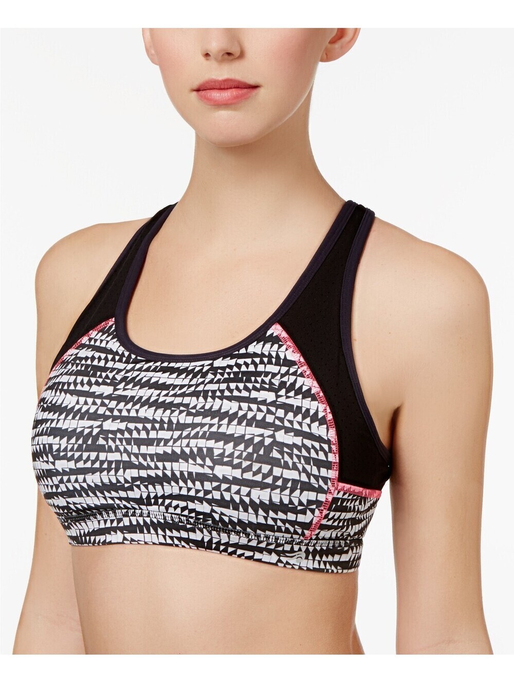 Ideology Womens Strappy Back Medium Impact Sports Bra Size XL
